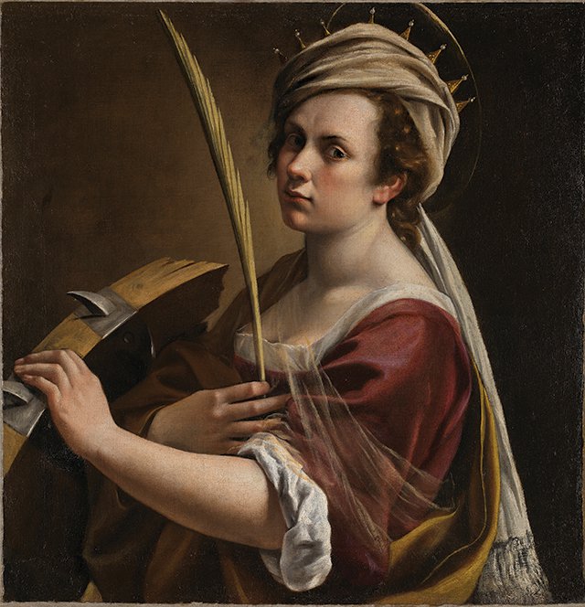 Артемизия Джентилески. «Автопортрет». Национальная галерея. Фото: The National Gallery Photographic Department