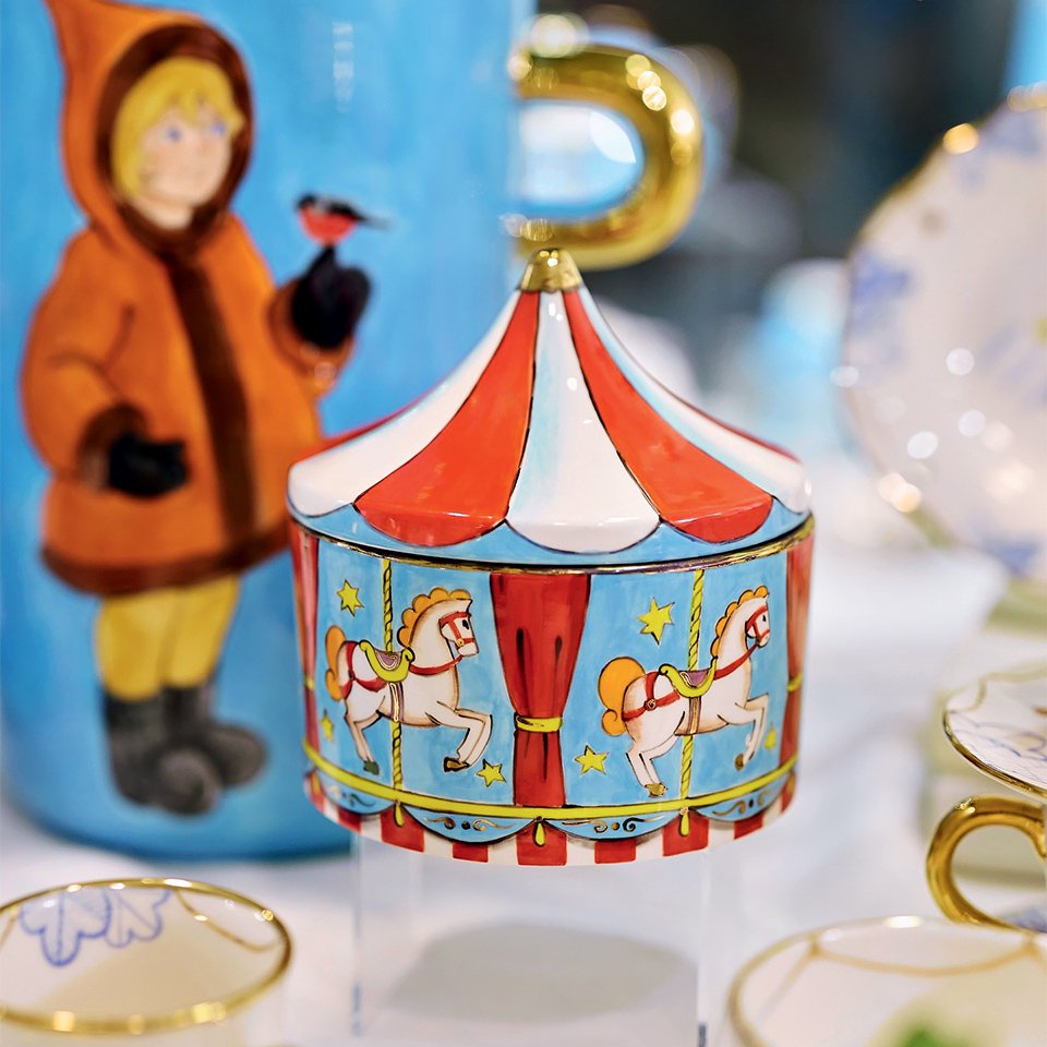 Сахарница «Карусель».  Фото: Gourji Ceramics