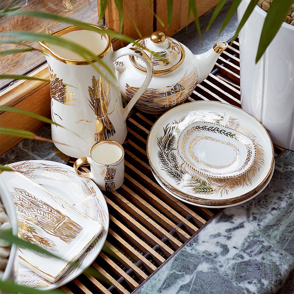 Сервиз «Пшеница».  Фото: Gourji Ceramics