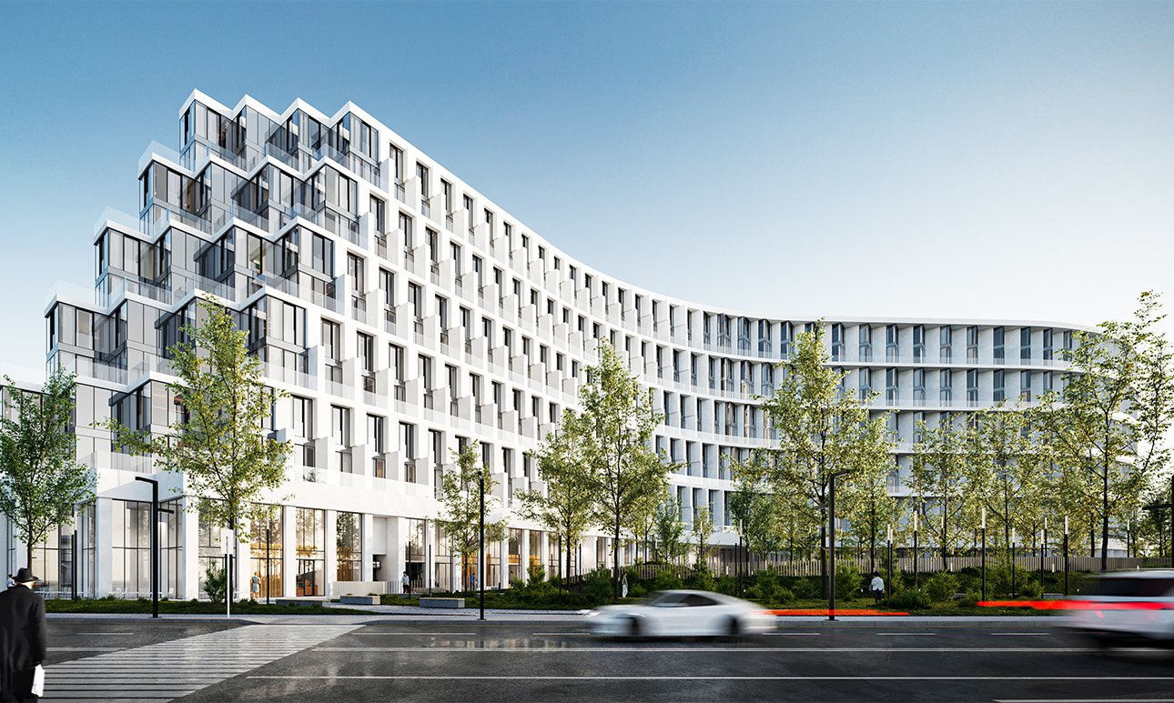 Фасад клубного дома.  Фото: OPUS