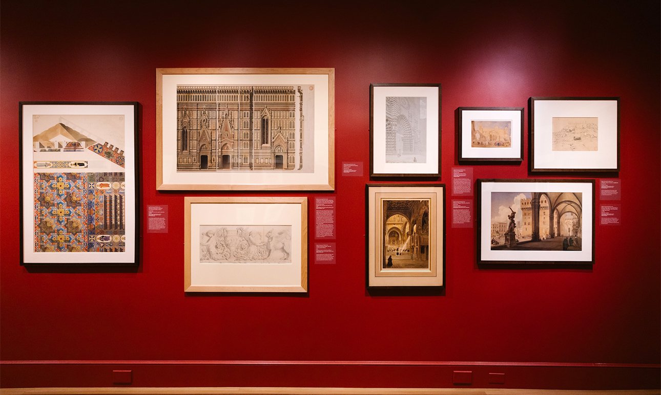 Выставка «Виолле-ле-Дюк. Рисуя миры» в Центре выпускников Бард-колледжа.  Фото: Da Ping Luo