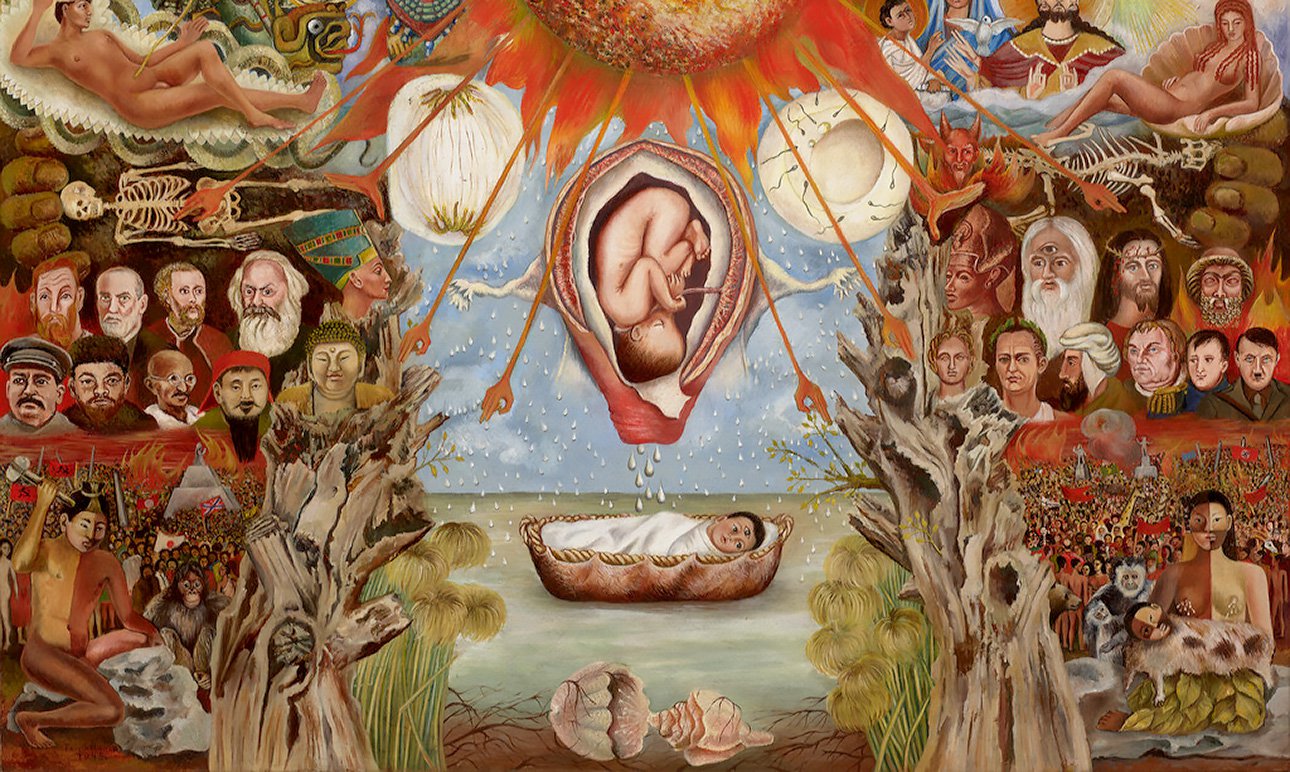 Фрида Кало. «Моисей (Ядро Создания)». 1945.  Фото: Banco de Mexico Diego Rivera & Frida Kahlo Museum Trust, Mexico, D.F./ Artists Rights Society, New York.