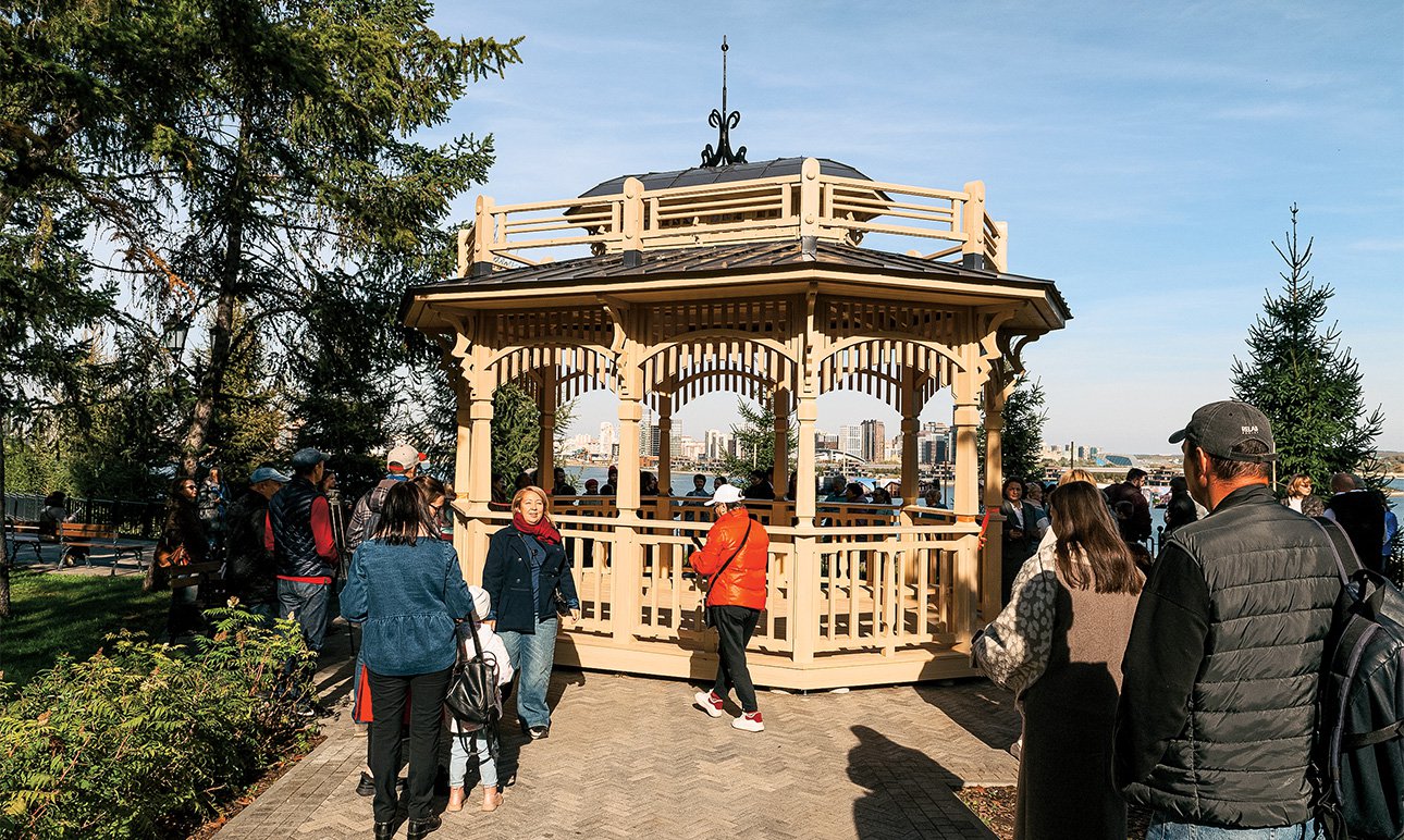 Историческая беседка в Фуксовском саду в Казани. Фото: Национальная премия «Наследие дороже»