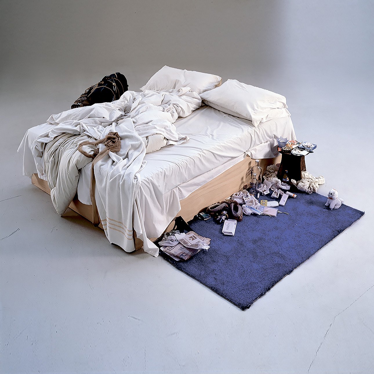 Трейси Эмин. «Моя кровать». 1998.  Фото: Tracey Emin/DACS 2026/The Saatchi Gallery, London/Prudence Cuming Associates Ltd