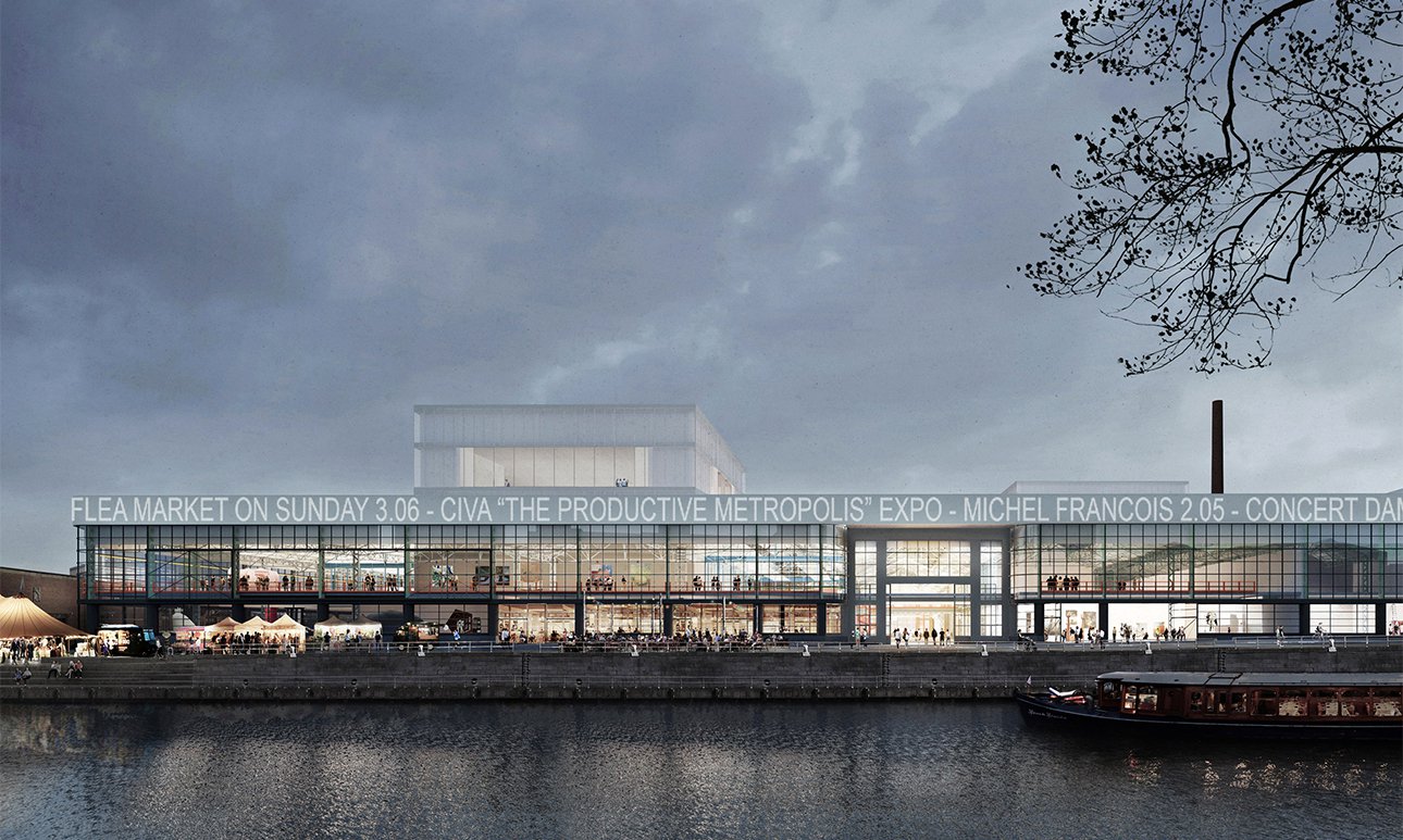 В новом музее целых пять этажей с выставочными пространствами, а еще специальные зоны для архитектурной программы Kanal, детская игровая площадка, ресторан и бар на крыше.  Фото: Secchi Smith/Atelier KANAL