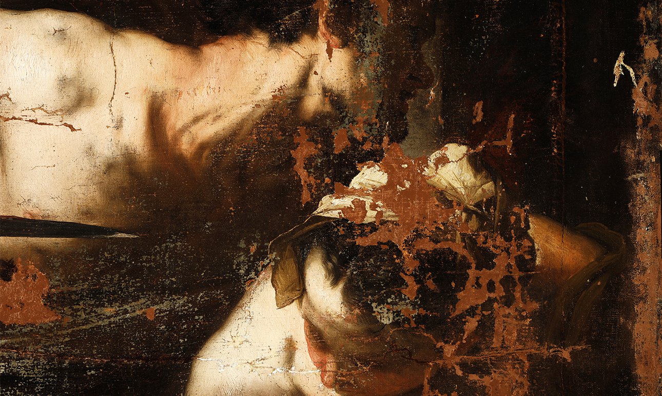 Лука Джордано. «Избиение младен­цев». Фрагмент до реставрации.  Фото: Государственный Эрмитаж