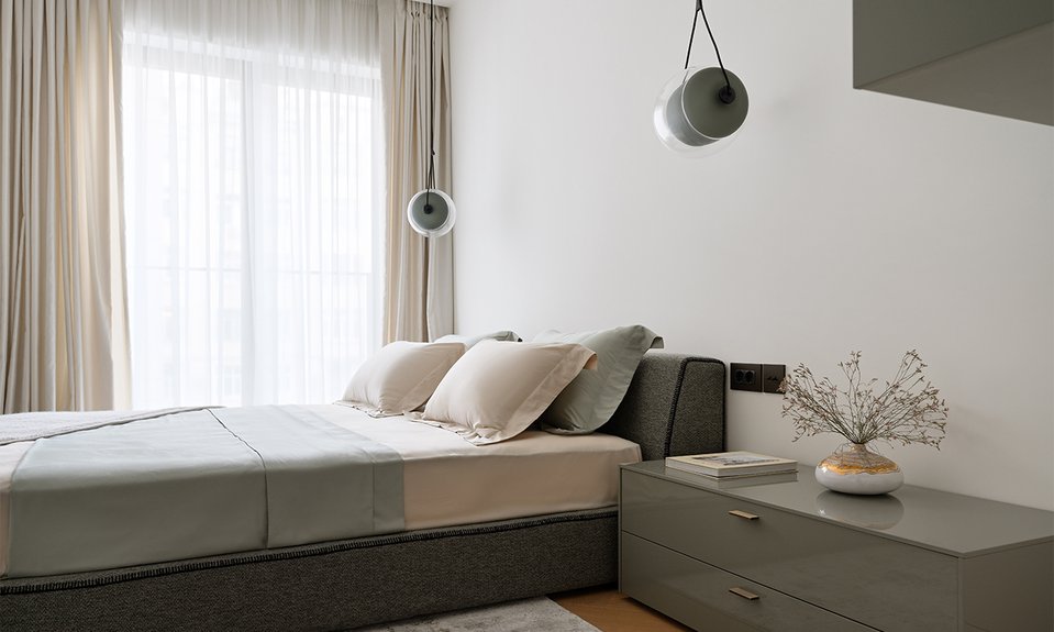 Спальня в квартире клубного дома TURGENEV.  Фото: TURGENEV