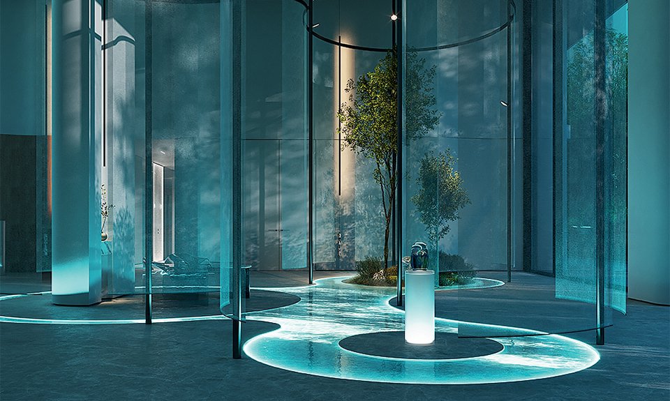 Интерьер лобби Южного корпуса.  Фото: PLP Architecture