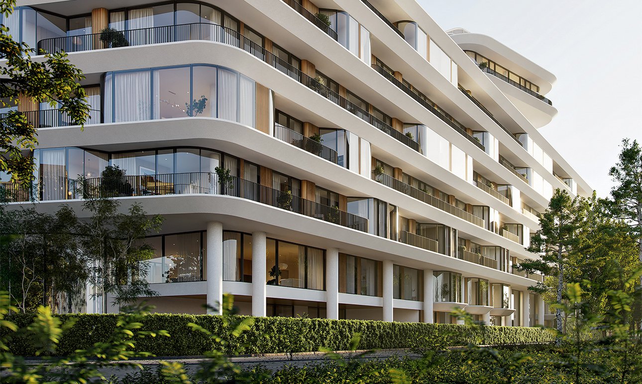 Фасад корпуса, спроектированного студией PLP Architecture.  Фото: PLP Architecture