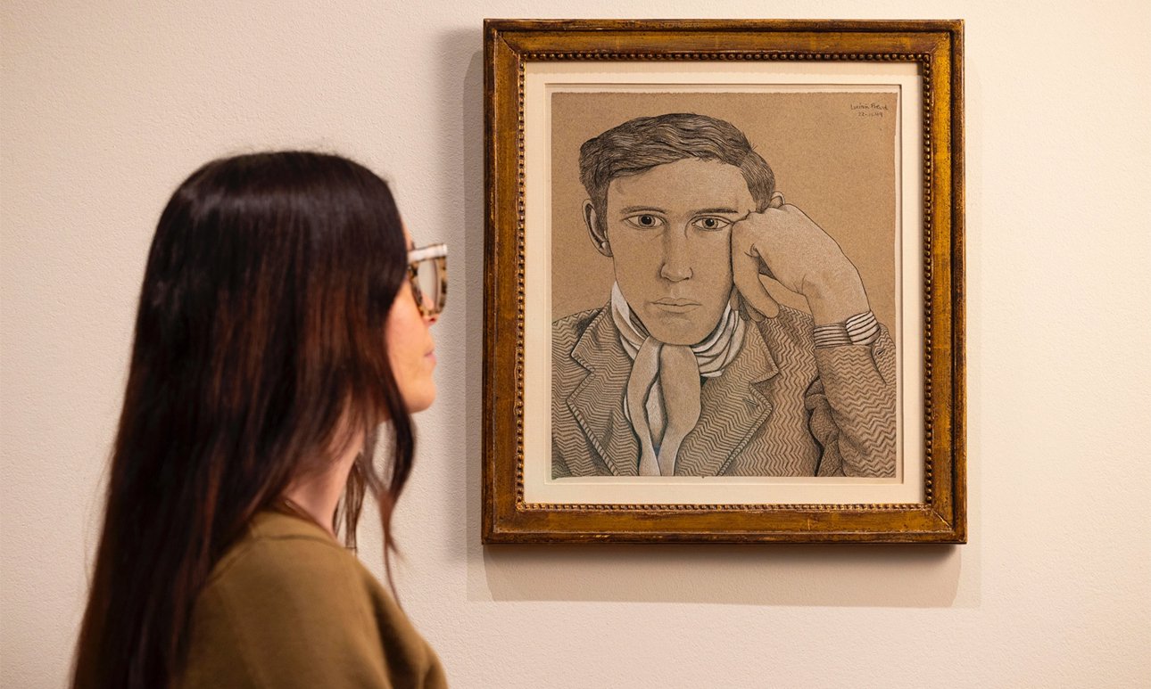 Выставка «Люсьен Фрейд. От рисунка к картине» в Национальной портретной галерее в Лондоне.  Фото: David Parry/National Portrait Gallery