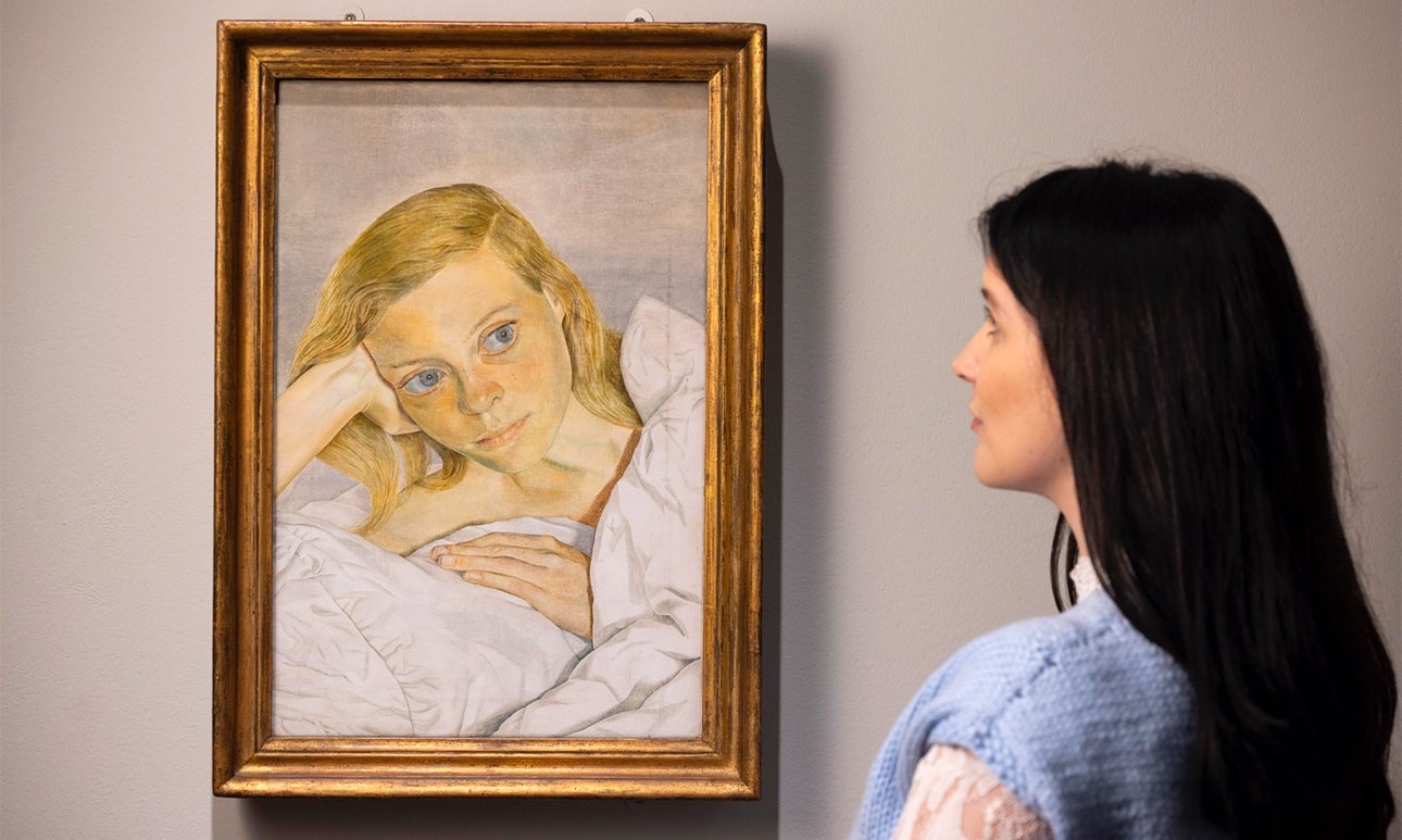 Выставка «Люсьен Фрейд. От рисунка к картине» в Национальной портретной галерее в Лондоне.  Фото: David Parry/National Portrait Gallery