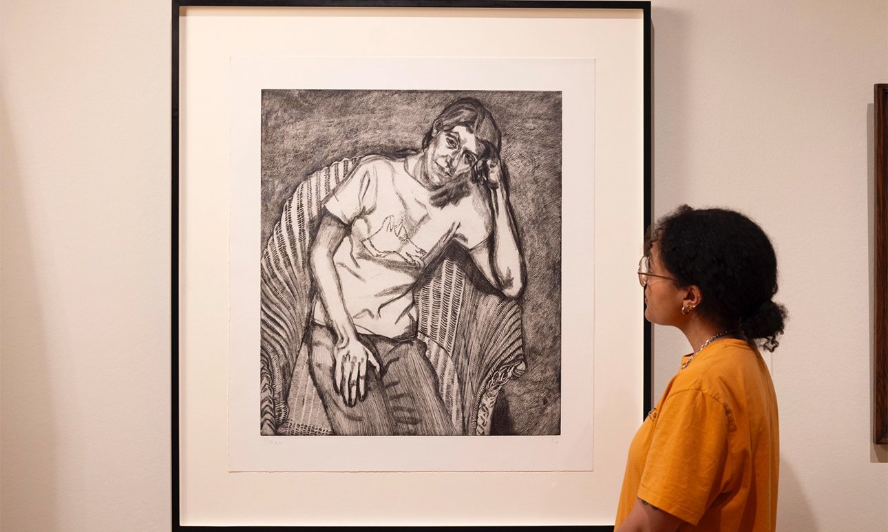 Выставка «Люсьен Фрейд. От рисунка к картине» в Национальной портретной галерее в Лондоне.  Фото: David Parry/National Portrait Gallery