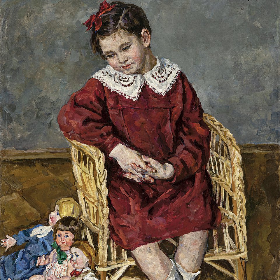 Петр Кончаловский. «Что мне с вами делать?». 1936. Фото: Государственный Русский музей