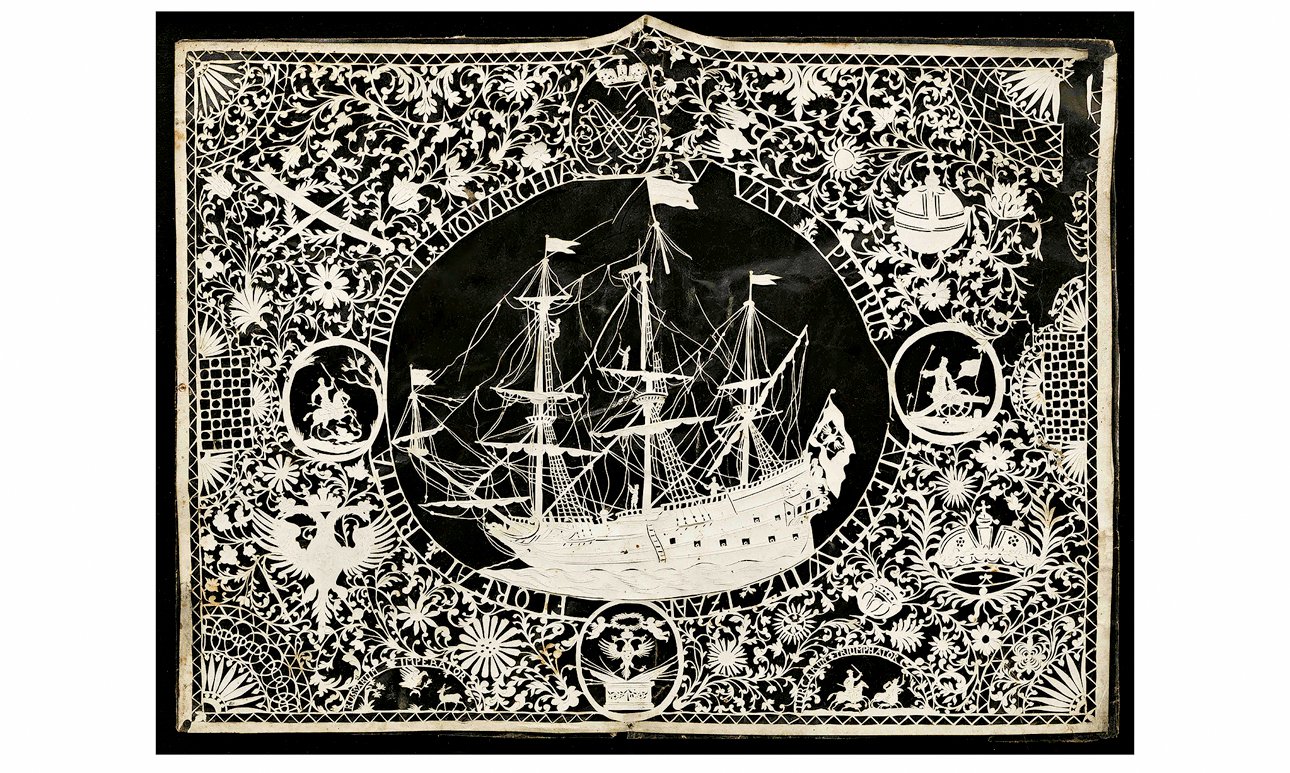 Неизвестный североевропейский художник. Аллегория правления царя Петра Алексеевича. 1690-е — начало 1700-х.  Фото: коллекция Игоря Скибы