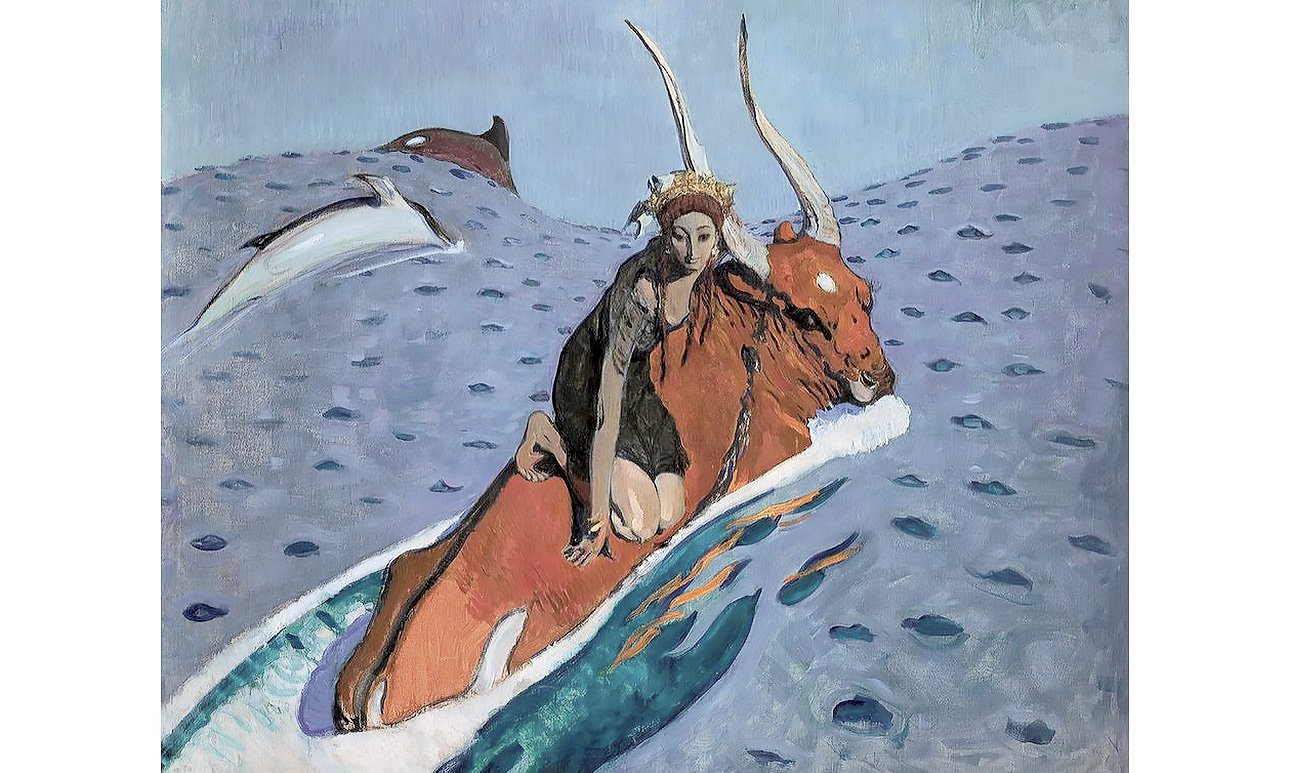 Валентин Серов. «Похищение Европы». 1910. Холст, темпера. Самая большая из версий (139 на 178,5 см).  Фото: MAGMA