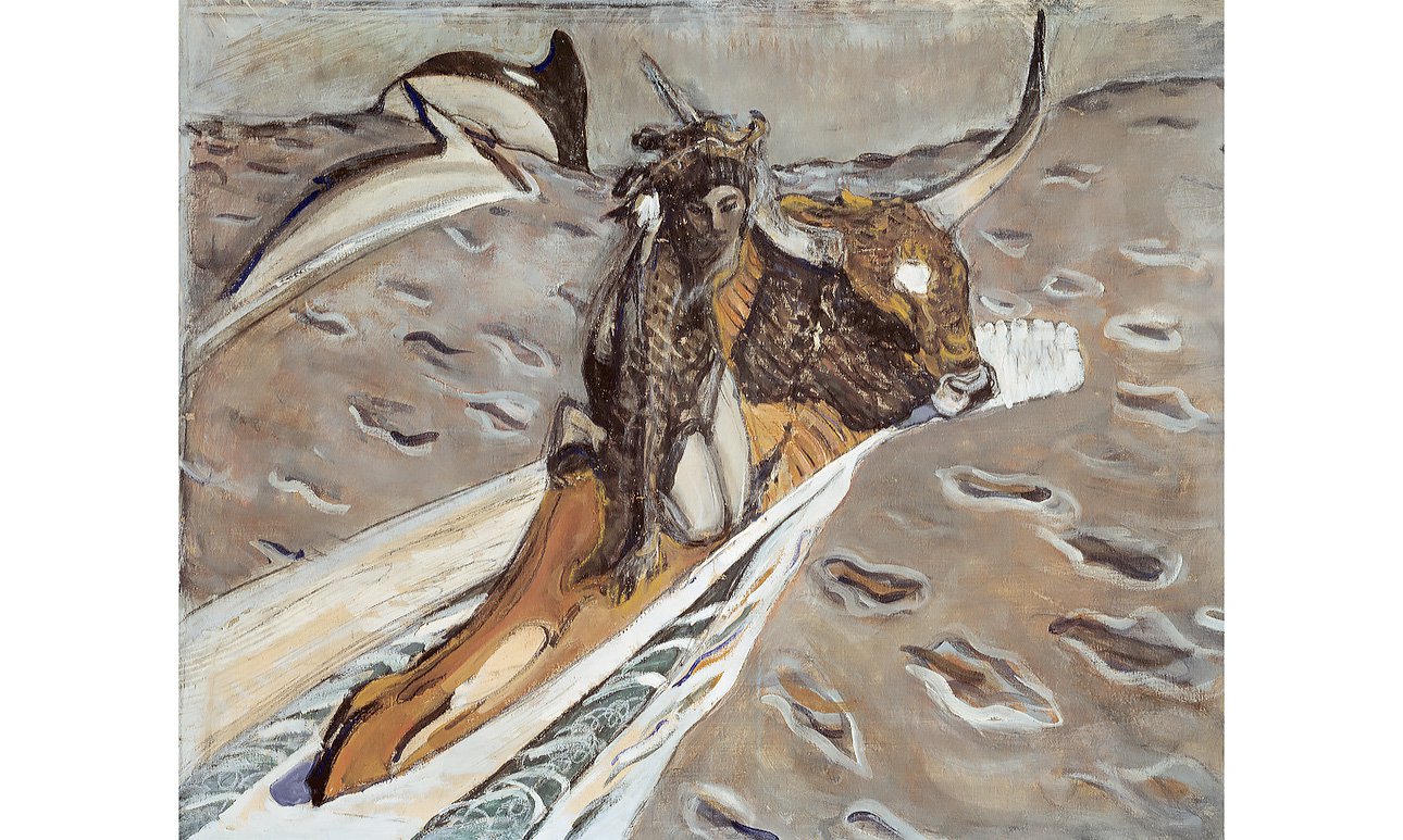 Валентин Серов. «Похищение Европы». 1910. Холст, темпера, гуашь, уголь.  Фото: Государственная Третьяковская галерея