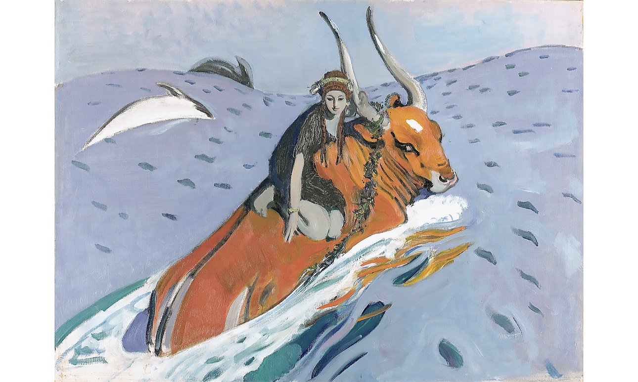Валентин Серов. «Похищение Европы». 1910. Холст, масло. По мнению Игоря Грабаря, канонический вариант картины.  Фото: Государственная Третьяковская галерея