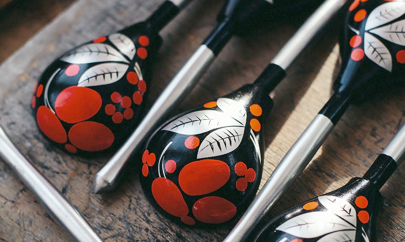 Деревянные ложки на фабрике «Хохломская роспись» в Семенове.  Фото: АНО «Хохлома»