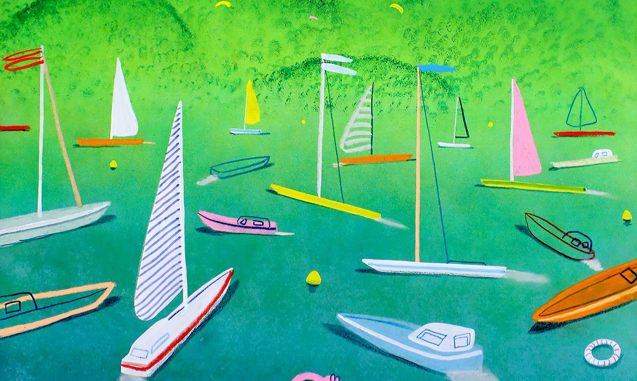 Яков Хомич. «Озеро Анси № 2».  Фото: Галерея АРТ&БРЮТ