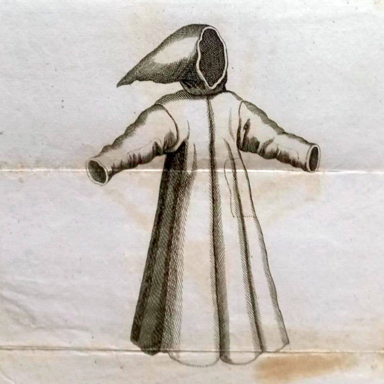 «Одеяние святого Франциска Ассизского». 1700–1799. Гравюра. Фото: Центр Вознесенского