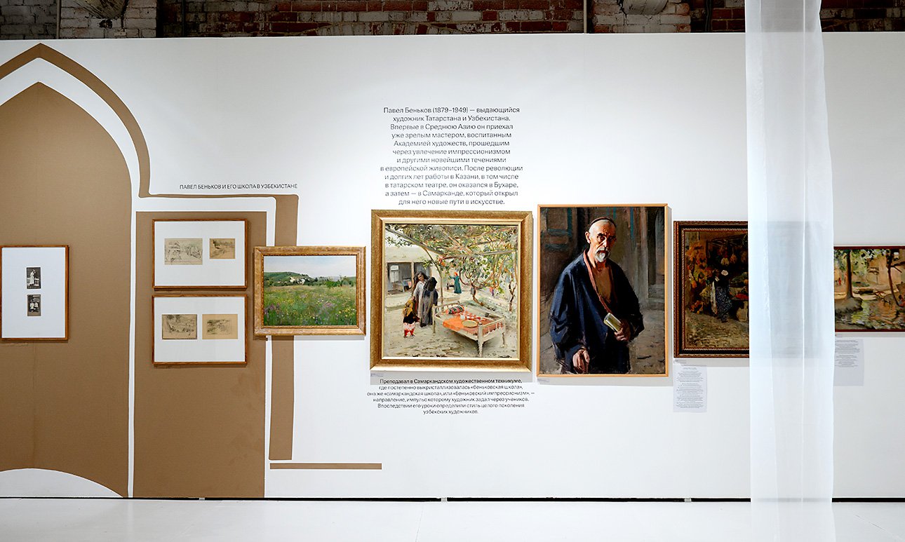 Выставка «Казань — Ташкент» в Центре современной культуры «Смена».   Фото: Даниил Шведов/Центр современной культуры «Смена»
