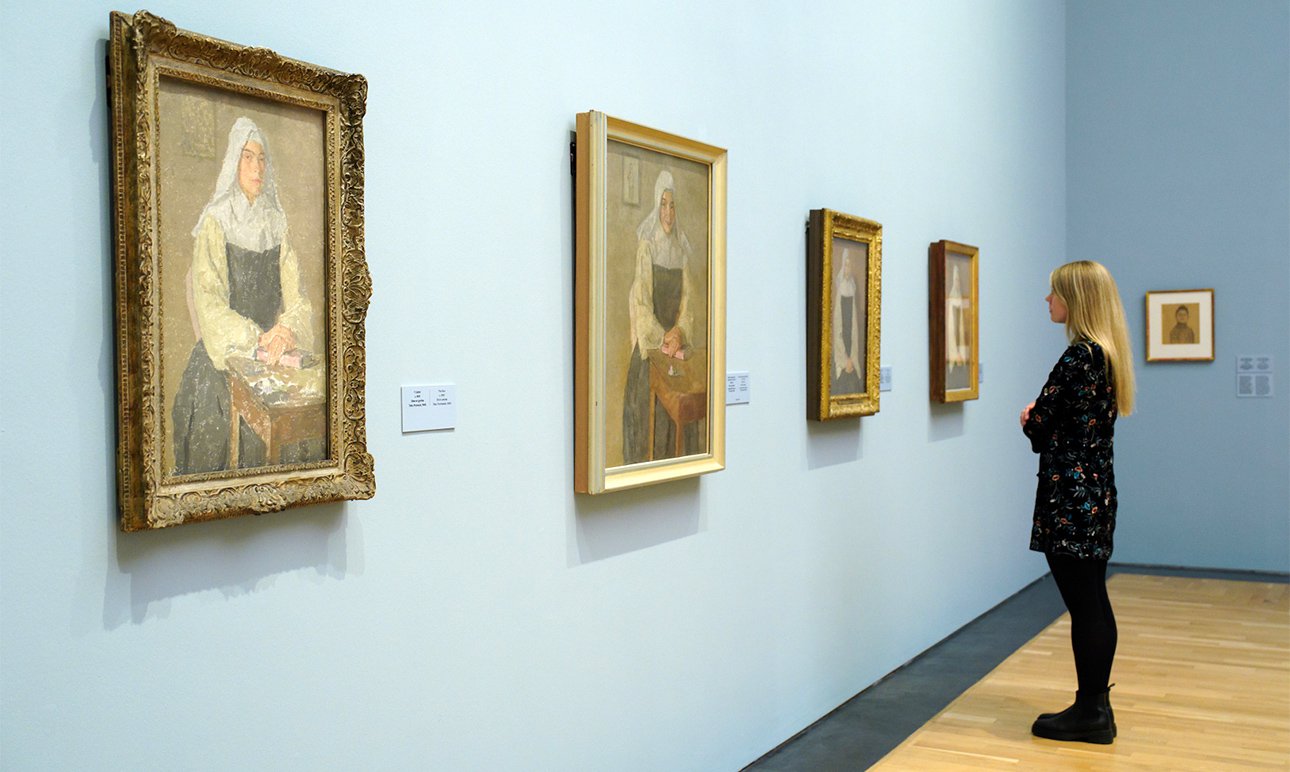 Выставка «Гвен Джон. Странная красота» в Национальном музее Кардиффа.  Фото: Alistair Heap/National Museum Cardiff