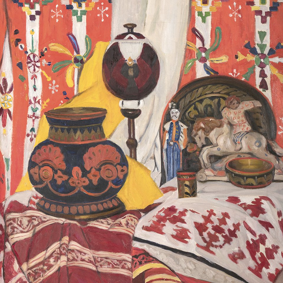 Александр Гауш. «Натюрморт (Русский классицизм)». 1911–1915. Работа представлена на выставке «Другие берега» в Музее русского импрессионизма. Фото: Государственный Русский музей