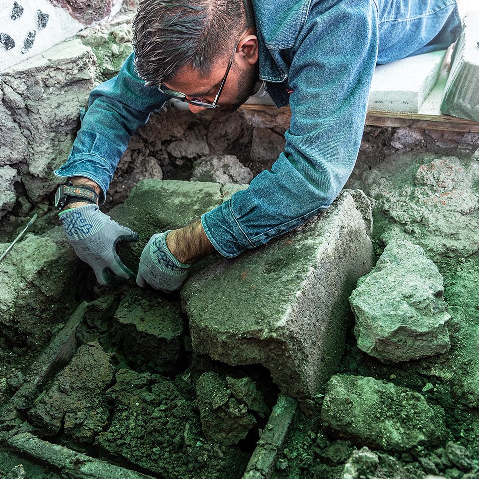 Для того чтобы археологи могли продуктивно работать, было снесено несколько зданий, построенных в XIX– XX веках.  Фото: Mirsa Islas/Proyecto Templo Mayor