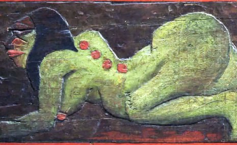 Фигуру на панно Гогена отреставрируют ниже пояса