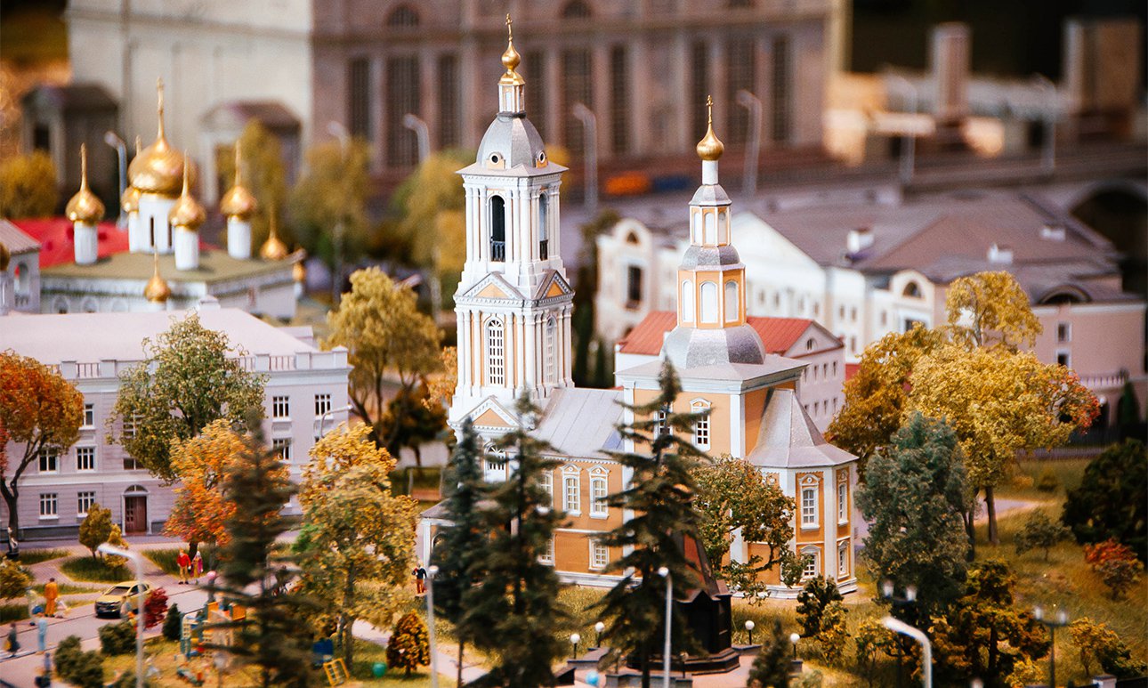 Фрагмент интерактивного макета в «Волга-центре».  Фото: Волга-Центр