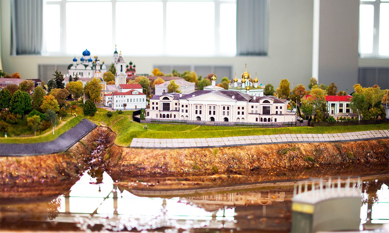 Фрагмент интерактивного макета в «Волга-центре».  Фото: Волга-Центр