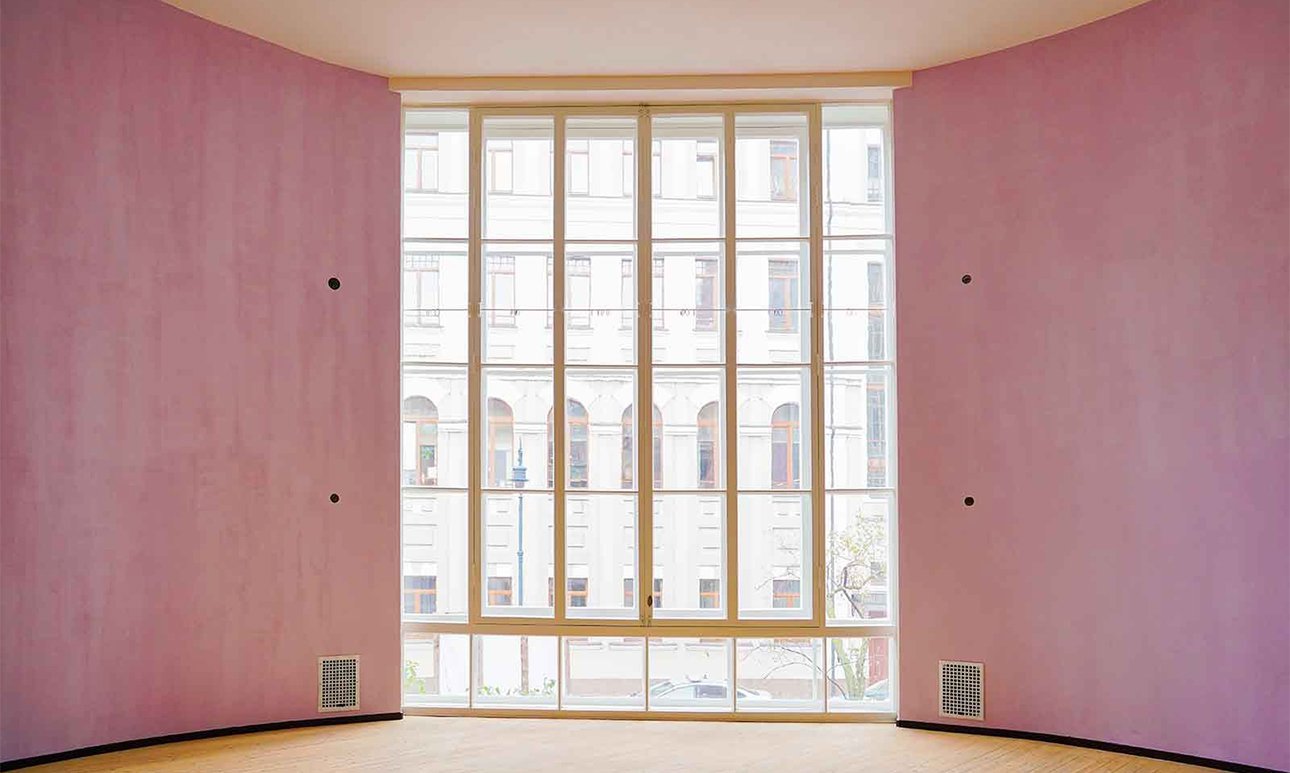 В интерьерах особое внимание уделили возвращению подлинных цветов, которые были раскрыты при проведении натурных исследований.  Фото: Государственный научно-исследовательский музей архитектуры имени А.В. Щусева