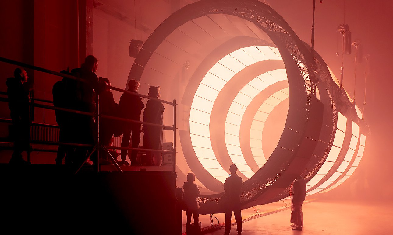 Международный фестиваль мультимедийного искусства Intervals. Монтаж. 2023.  Фото: Intervals