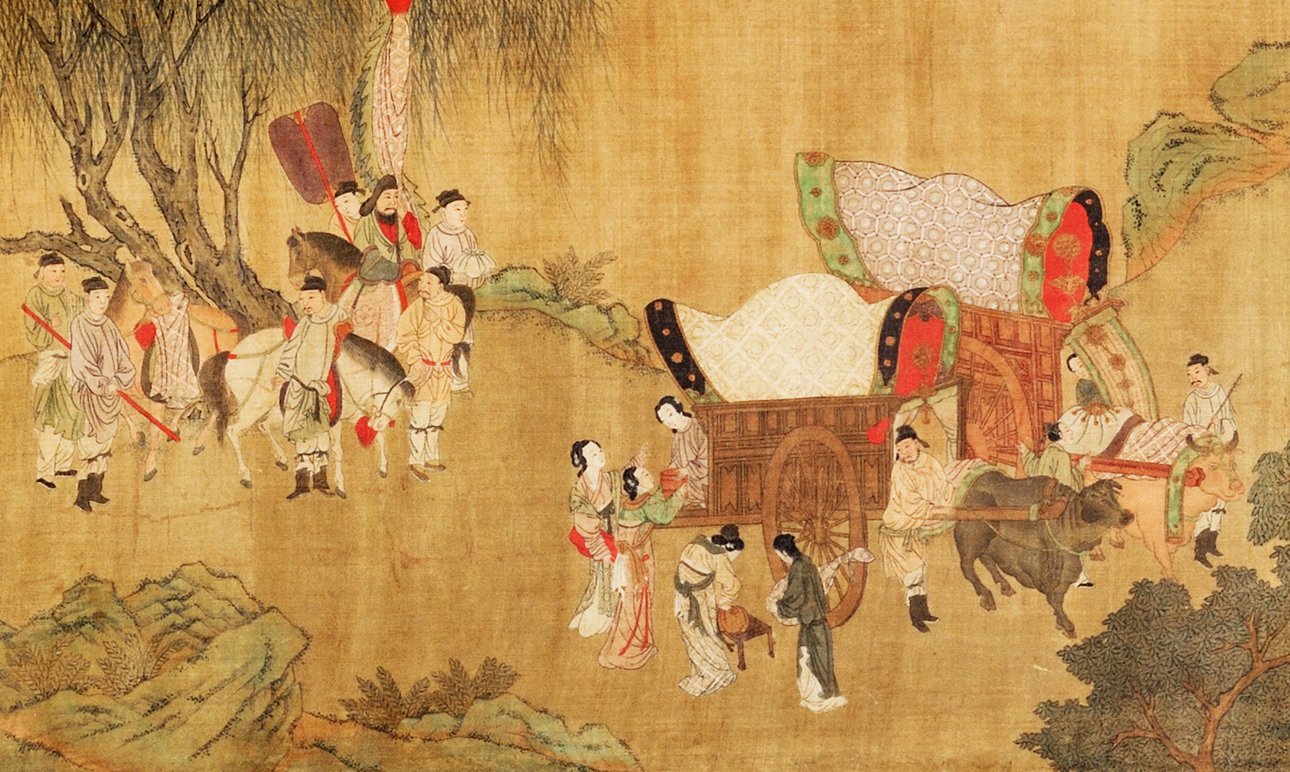 Цю Ин. «История одной поэмы». Около 1552. Фрагмент. Фото: Государственный Музей Востока