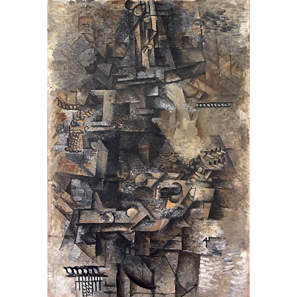 Пабло Пикассо. «Мандолинист». 1911. Фото: Beyeler Foundation, Riehen, Switzerland