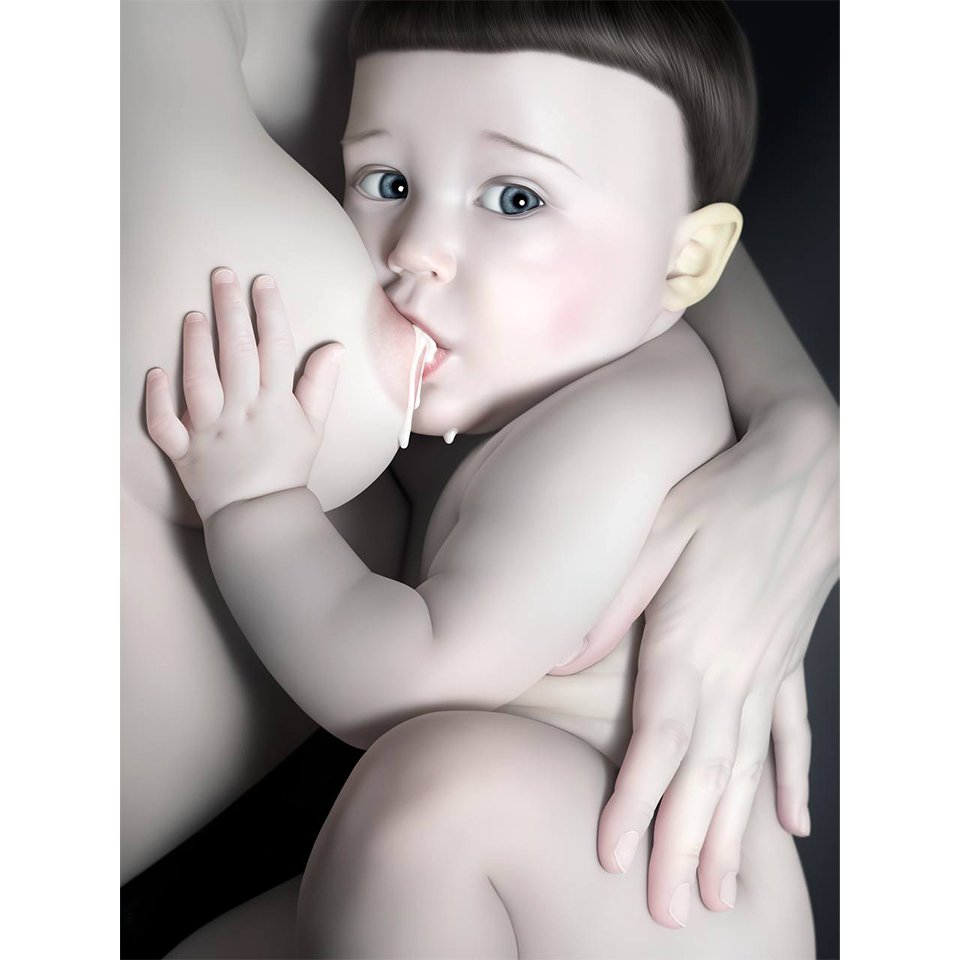 Работа Олега Доу на выставке «Кибер-Эдип» в галерее а—с—t—р—а.  Фото: галерея а—с—t—р—а