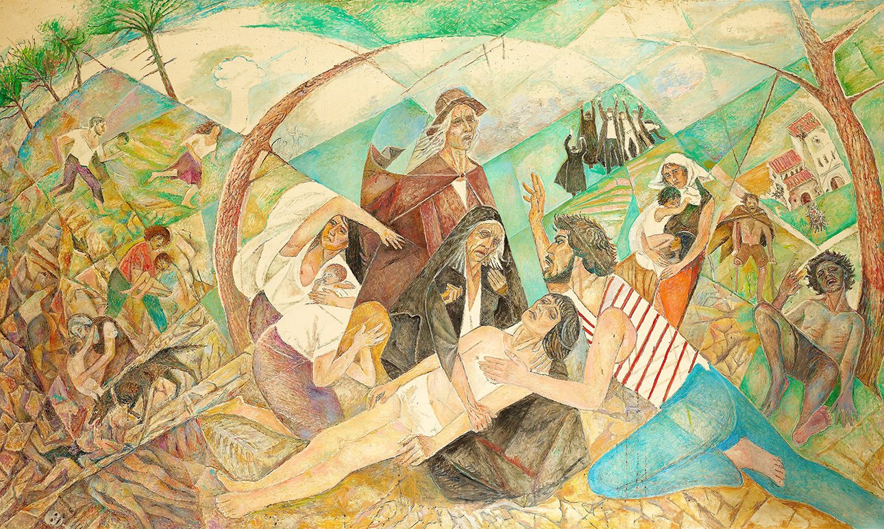 Маревна. «Конец света».  Фото: Художественная ярмарка «Арт Москва»