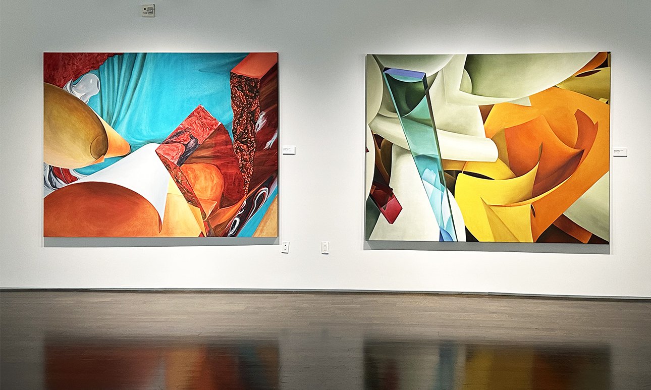 Выставка «Где сталкиваются смыслы» в Музее изобразительных искусств Перл Финчер.  Фото: Pearl Fincher Museum of Fine Arts