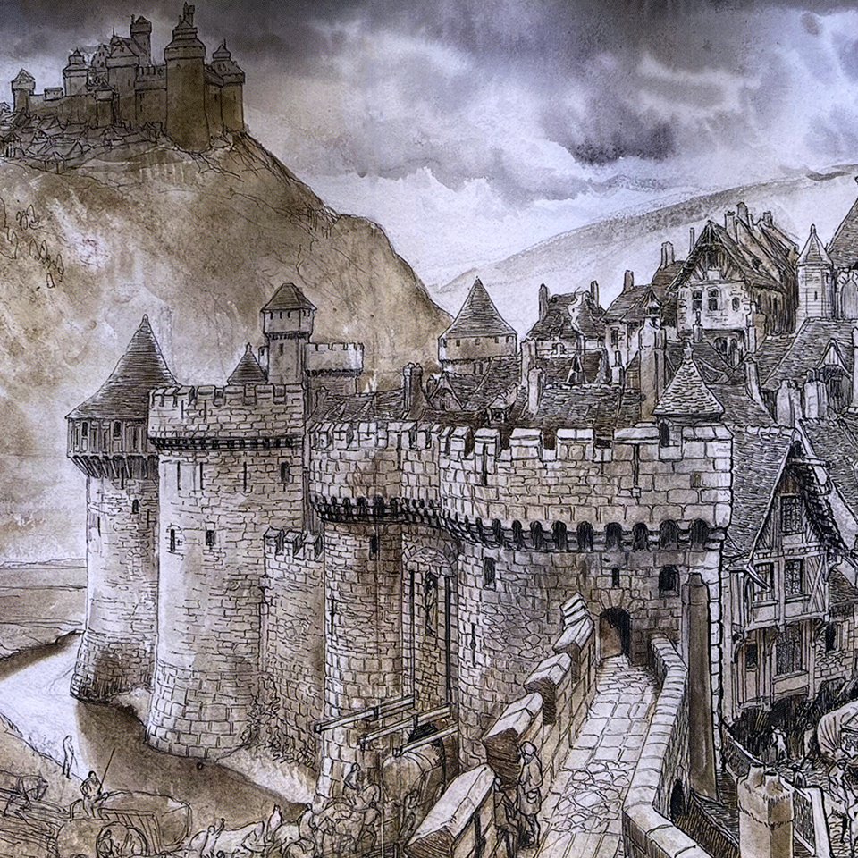 Евгений Лансере. «Под впечатлением от замка Эпернон». 1898. Фото: Бослен