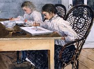 Графика Евгения Лансере: этюды в исследовательских тонах