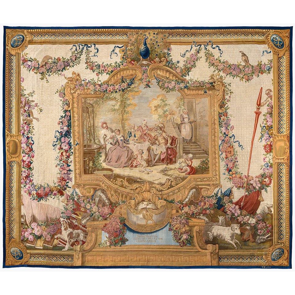 Шпалера XVIII века, входившая в серию с сюжетами из романа Сервантеса, отреставрирована в Музеях Московского Кремля. Фото: Музеи Московского  Кремля