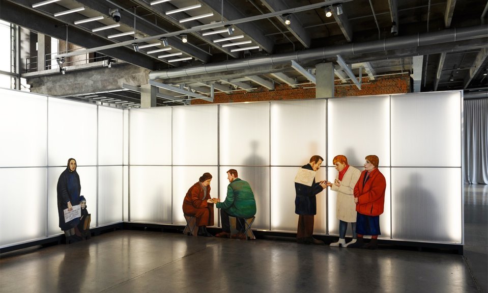 Выставка «Татьяна Назаренко "Переход"» в «Гараже».  Фото: Даниил Анненков/Музей современного искусства «Гараж»