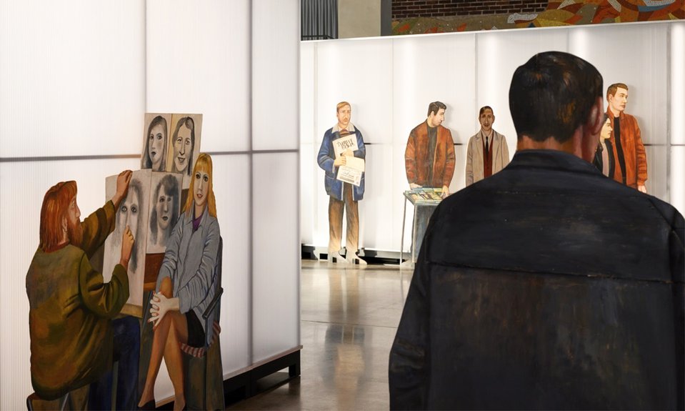 Выставка «Татьяна Назаренко "Переход"» в «Гараже».  Фото: Даниил Анненков/Музей современного искусства «Гараж»