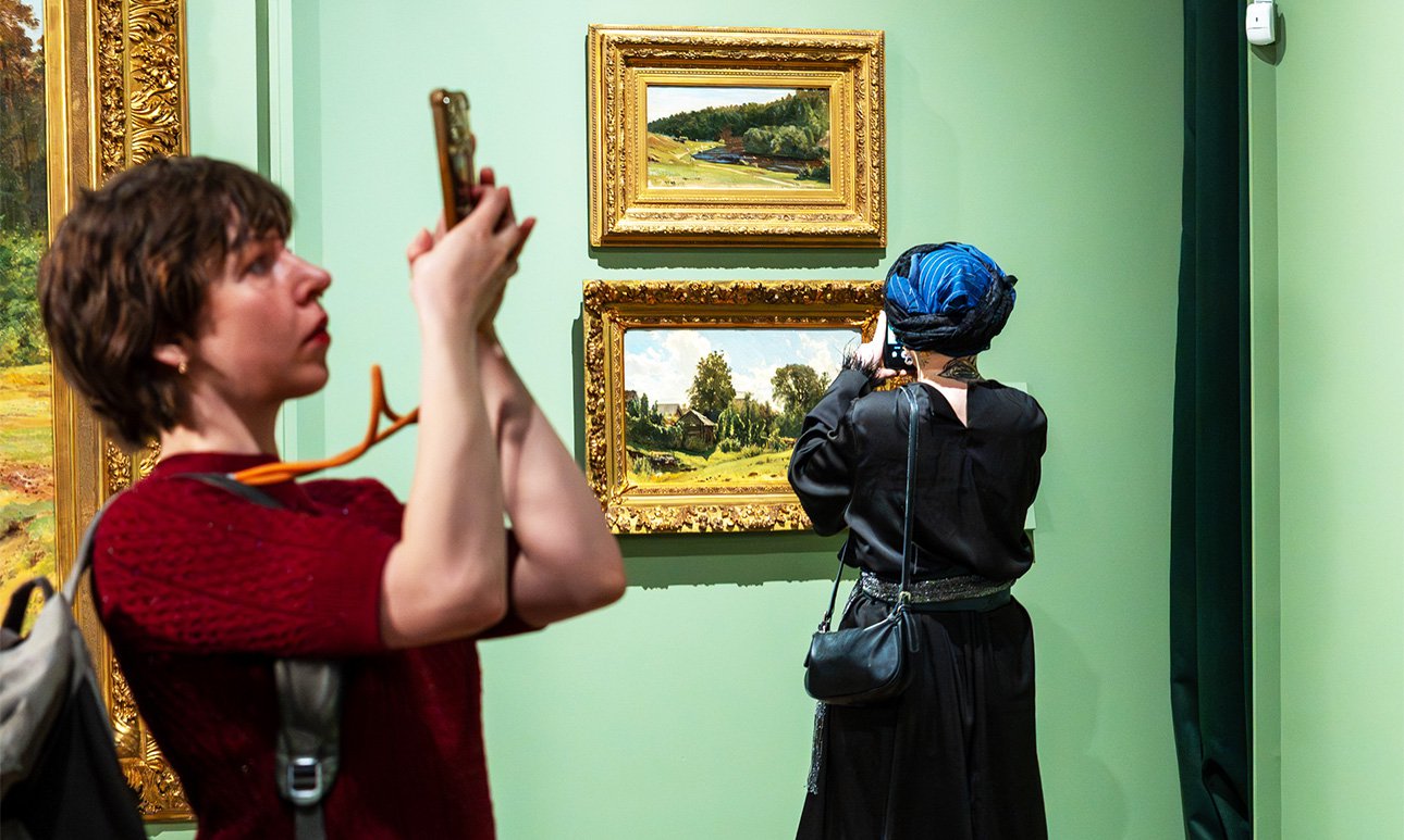 Выставка «Иван Шишкин. Русский лес» в Русском музее. Фото: Савва Приходько/Государственный Русский музей