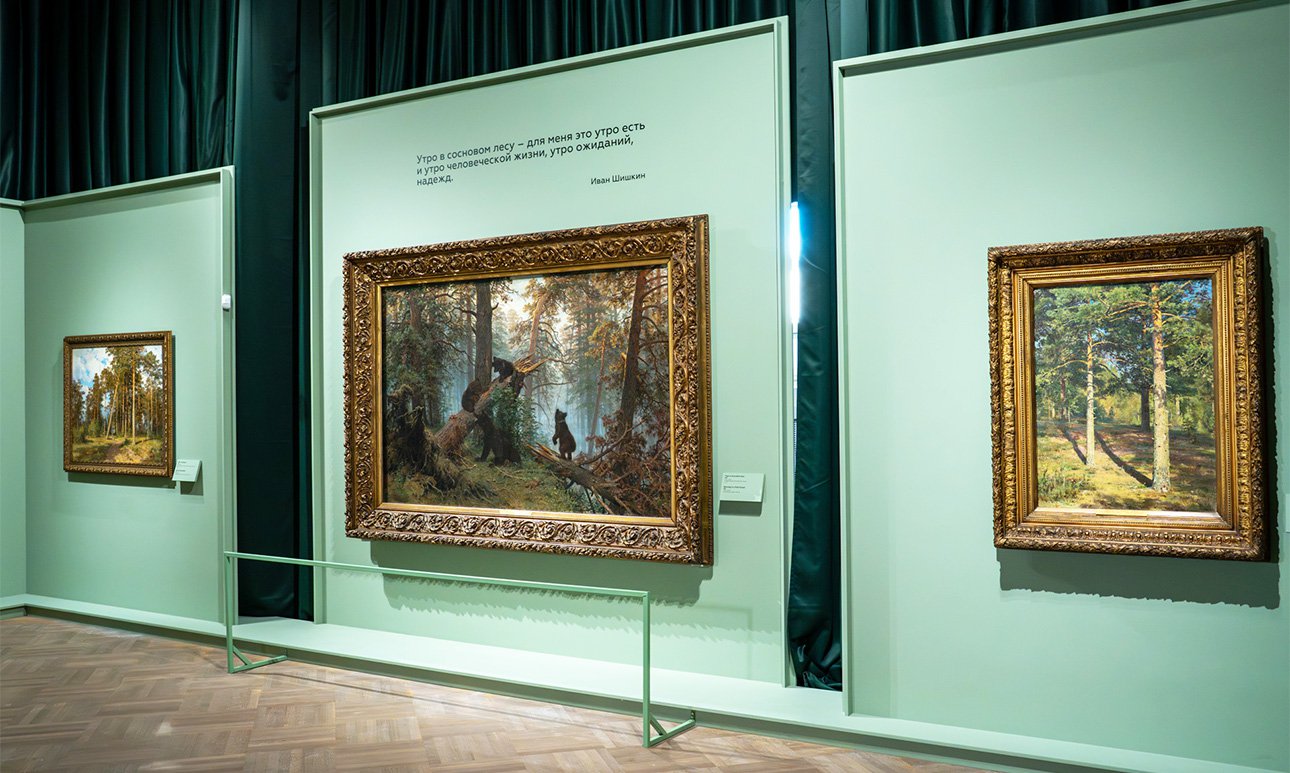 Выставка «Иван Шишкин. Русский лес» в Русском музее. Фото: Савва Приходько/Государственный Русский музей