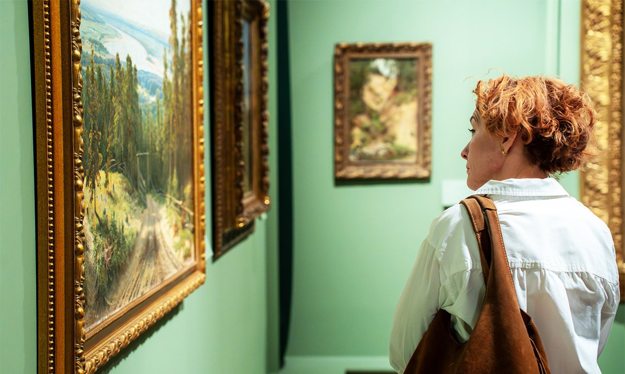 Выставка «Иван Шишкин. Русский лес» в Русском музее. Фото: Савва Приходько/Государственный Русский музей