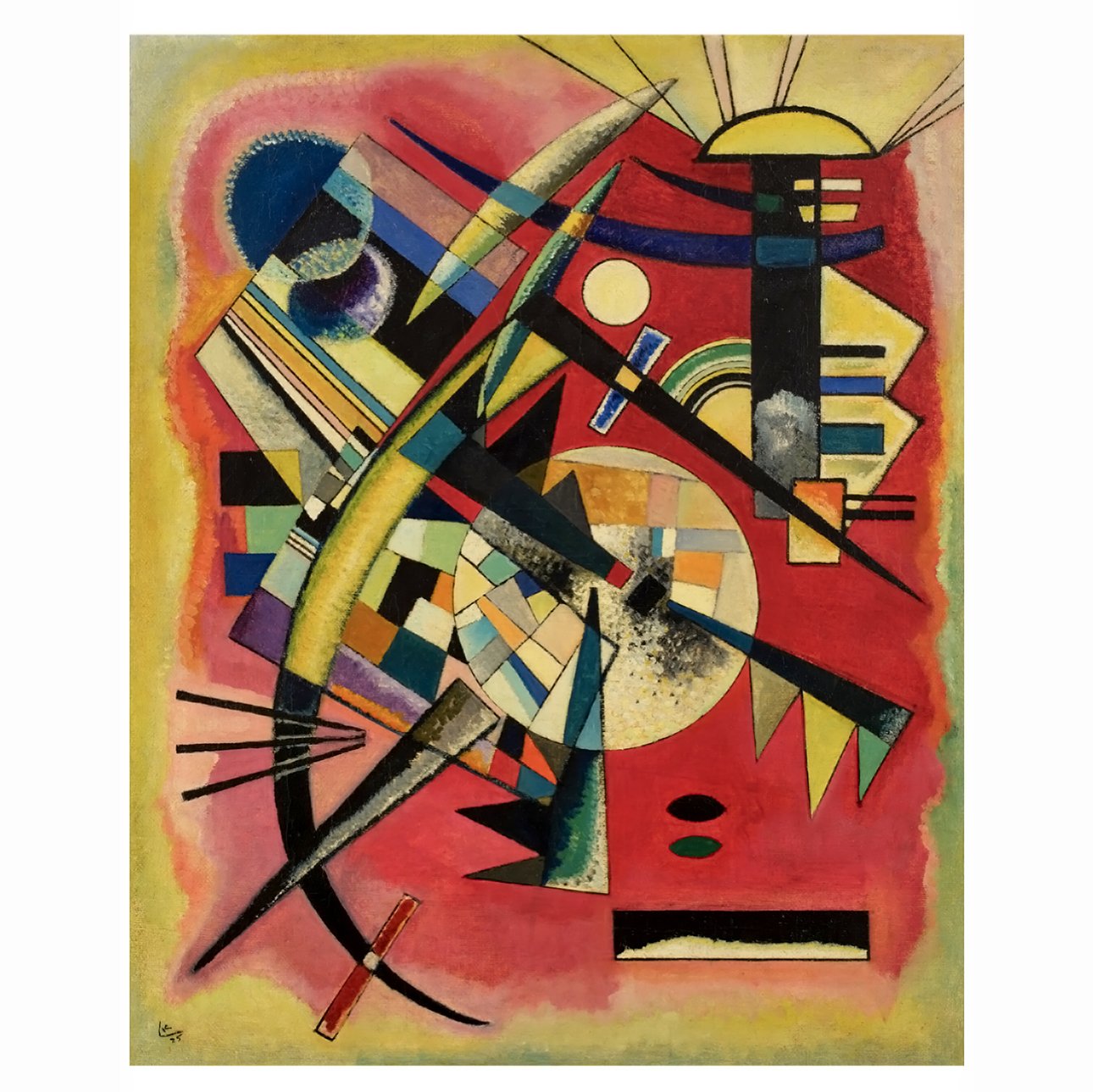Василий Кандинский. «Глубокий красный». 1925.  Фото: Sotheby’s