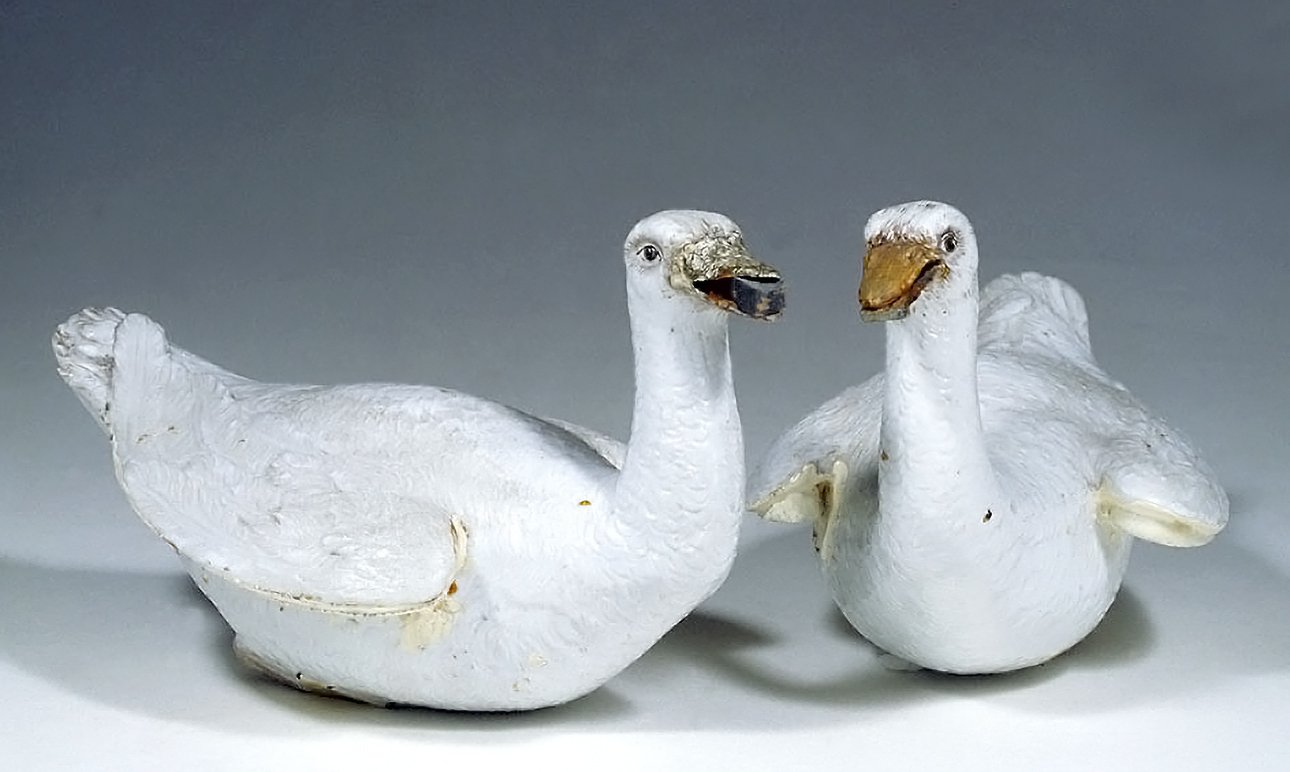 Фигурки уток в Музее Галилея.  Вторая половина XVIII в. Фото: Museo Galileo