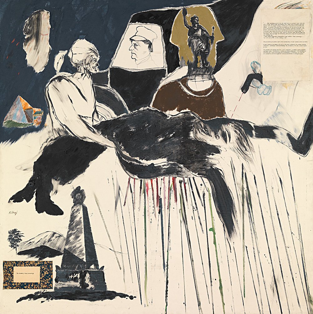 Рональд Китай. «Убийство Розы Люксембург». Фото: Tate: Purchased 1980