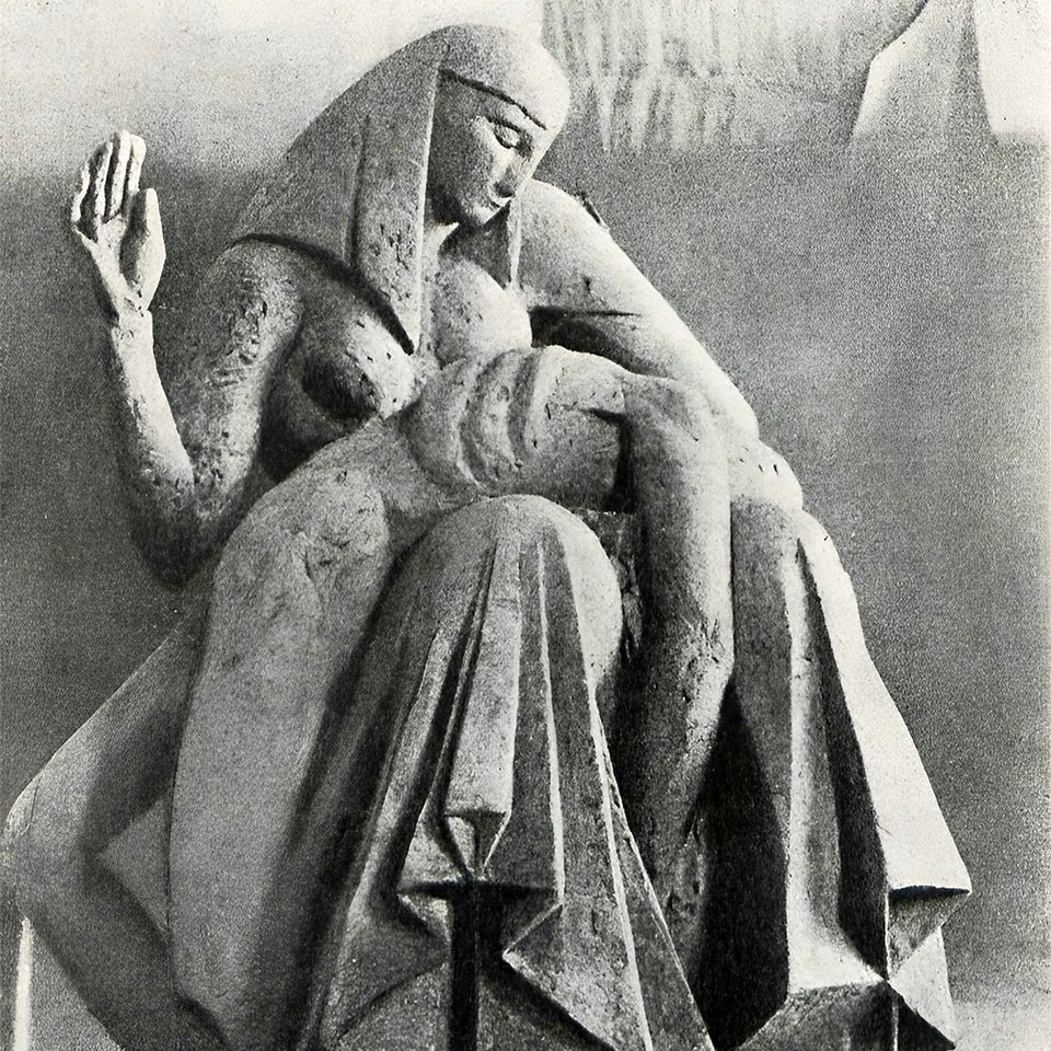 Вера Мухина. «Пьета». 1937.  Фото: Библиотека им. Н.А Некрасова